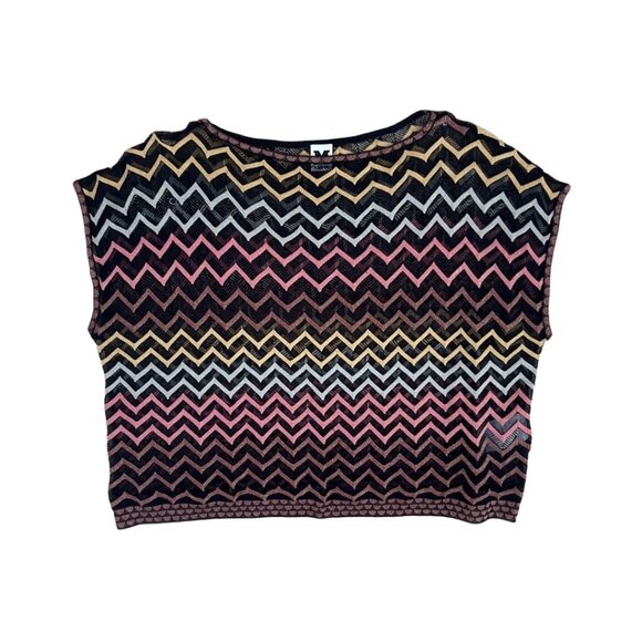 Missoni chevron multicolor top size S - Picture 1 of 6